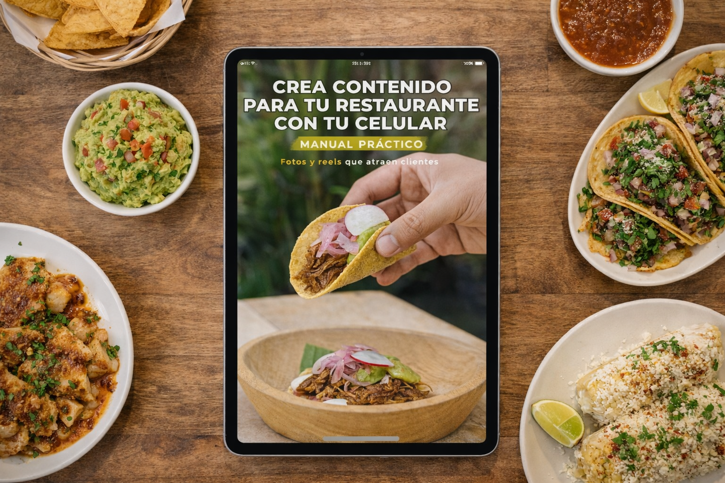CREA CONTENIDO PARA TU RESTAURANTE CON TU CELULAR- Manual práctico