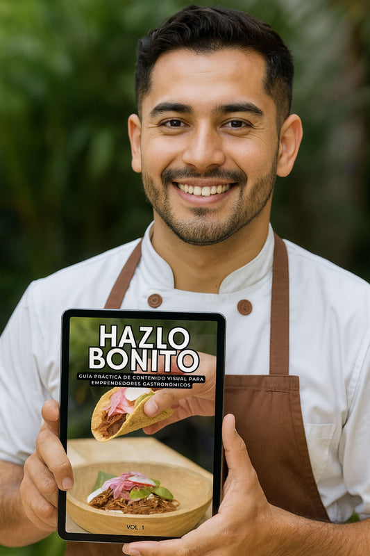 HAZLO BONITO VOL. 1 - Guía práctica de contenido visual para emprendedores gastronómicos